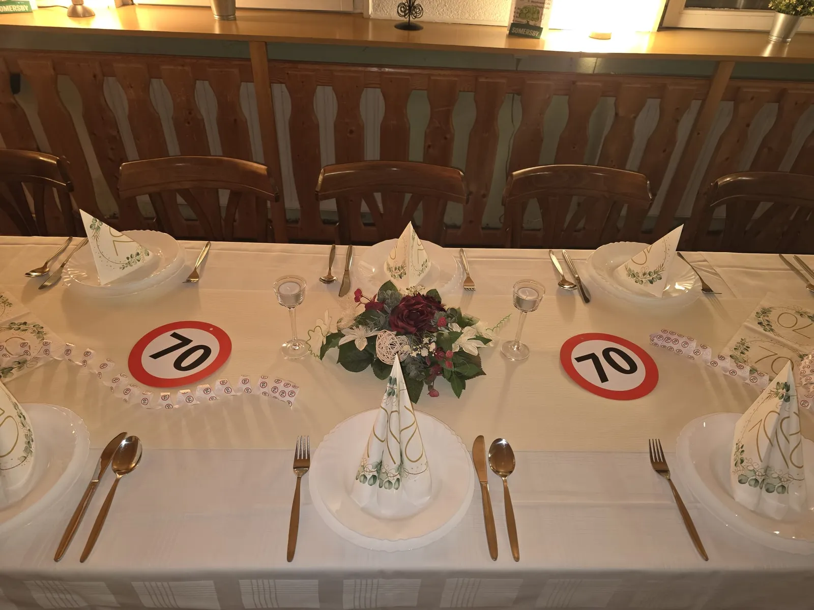 Tischdekoration Detail